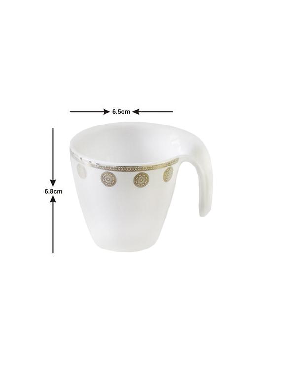porcelain tea cups with real gold design (set of 6) - 16680895 - Zoom Image - 4