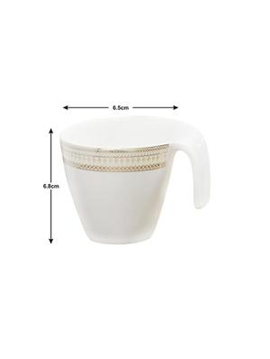 porcelain tea cups with real gold design (set of 6) - 16680897 - Standard Image - 4