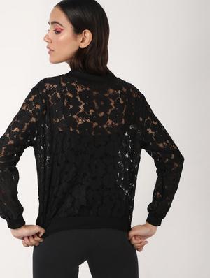 long sleeved laced jacket - 16680941 - Standard Image - 4