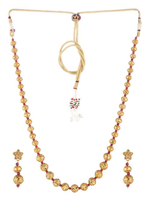gold plated chain necklace - 16681482 - Standard Image - 1