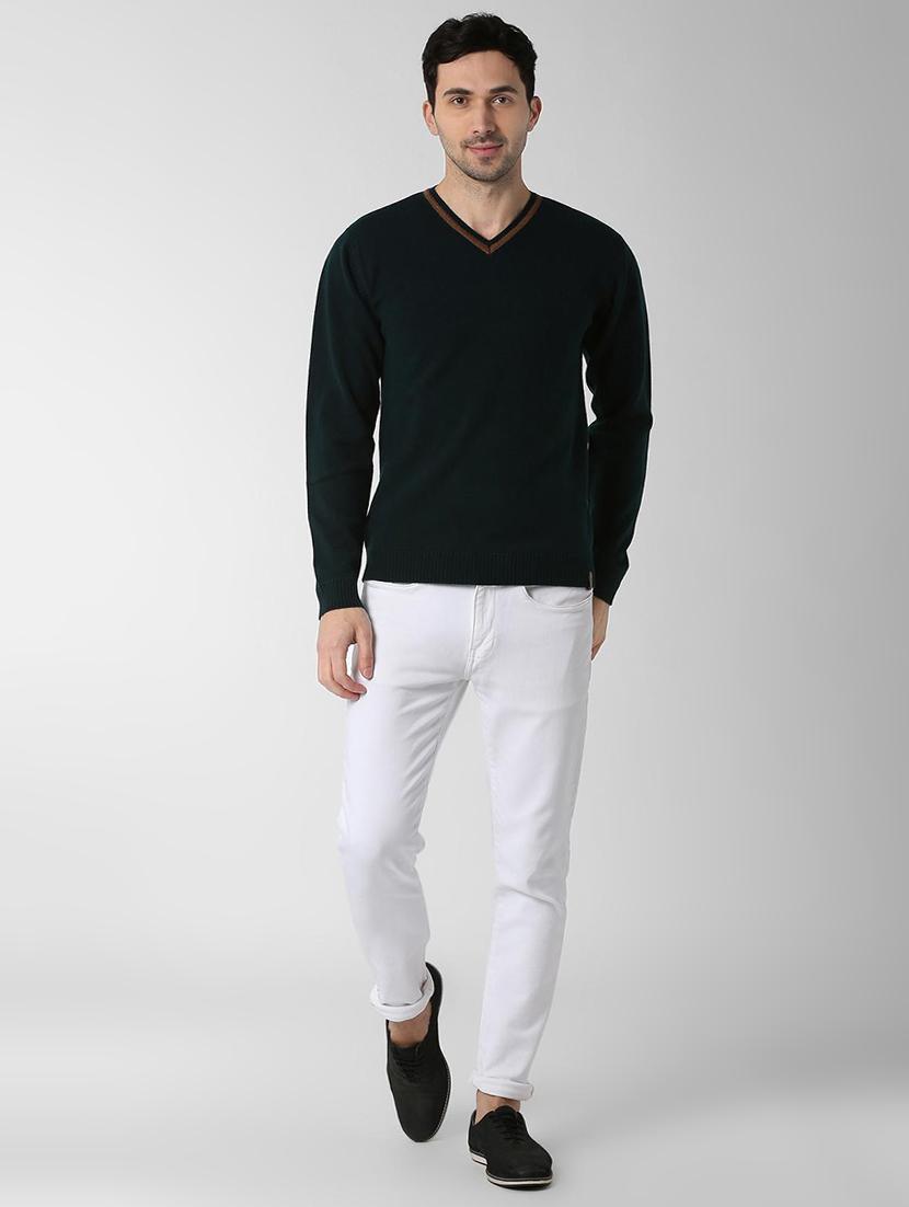green acrylic solid pullover - 16682458 - Zoom Image - 4