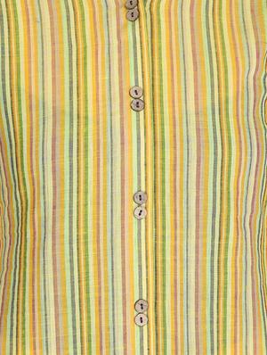 striped a-line kurta - 16682680 - Standard Image - 4