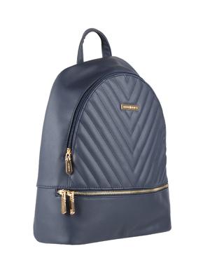 blue leatherette regular backpack - 16684689 - Standard Image - 4