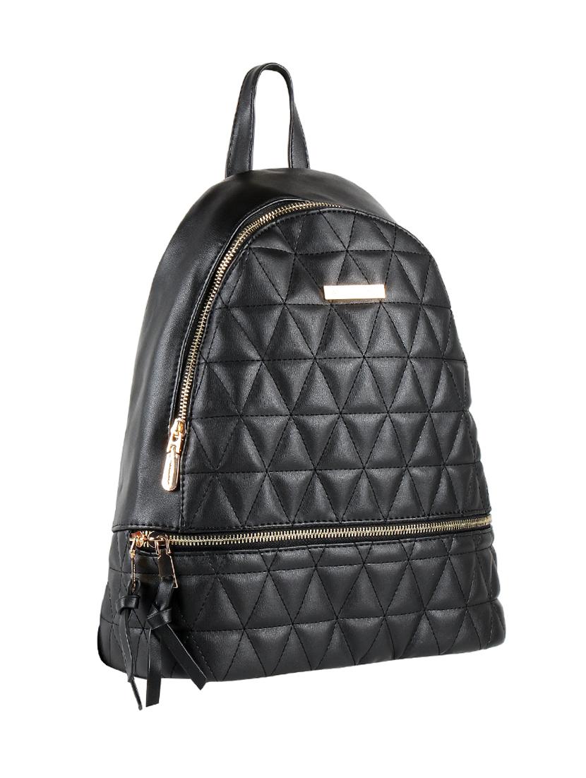 black leatherette regular backpack - 16684690 - Zoom Image - 4