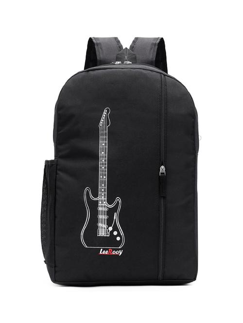 black polyester regular backpack - 16684964 - Very Small Image - 1
