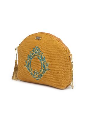 yellow cotton regular clutch - 16685069 - Standard Image - 4