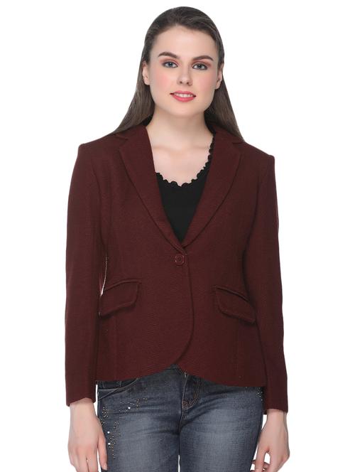 lapel neck pocket detail blazer - 16685313 - Standard Image - 1