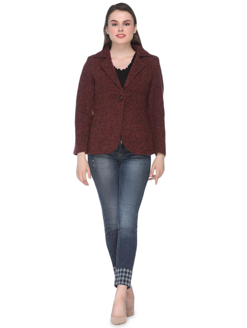 lapel neck pocket detail blazer - 16685314 - Zoom Image - 4