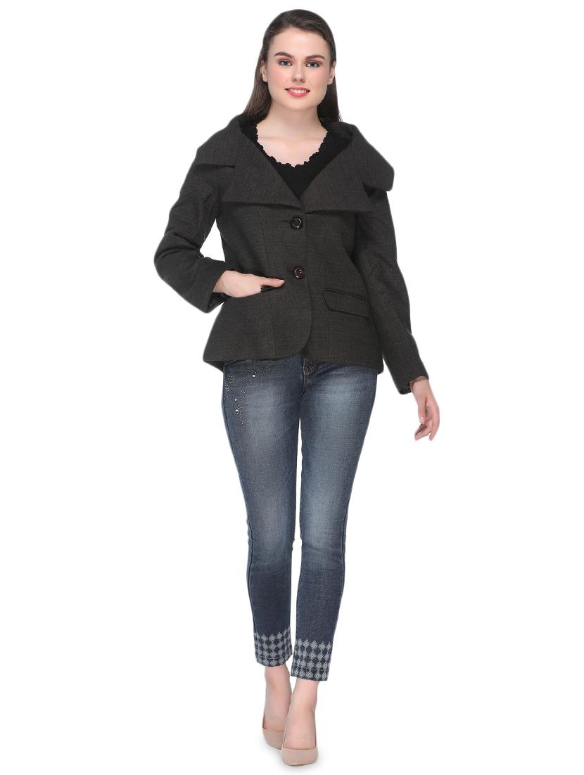 lapel neck pocket patch blazer - 16685315 - Zoom Image - 4