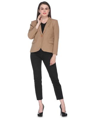 lapel neck pocket patch blazer - 16685316 - Standard Image - 4