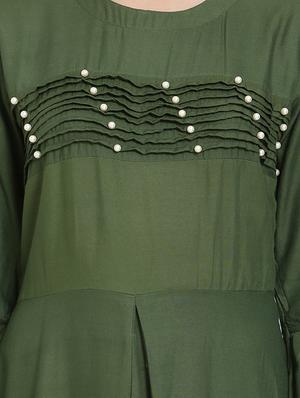 bell sleeved embellished maxi dress - 16685505 - Standard Image - 4