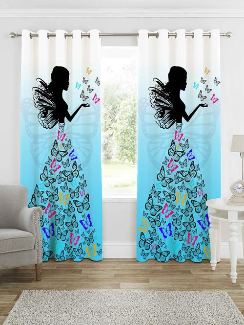 polyester kids window curtain - 16685600 - Standard Image - 1