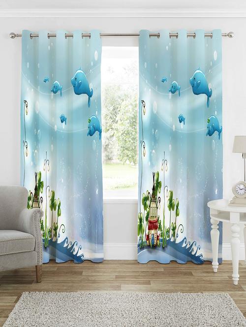digital printed polyester window curtain - 16685615 - Standard Image - 1