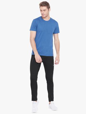 black solid full length track pant - 16685755 - Standard Image - 4