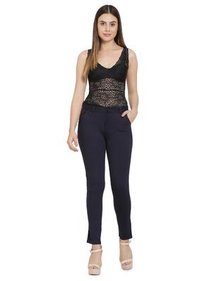 high rise flat front trouser - 16687570 - Standard Image - 4