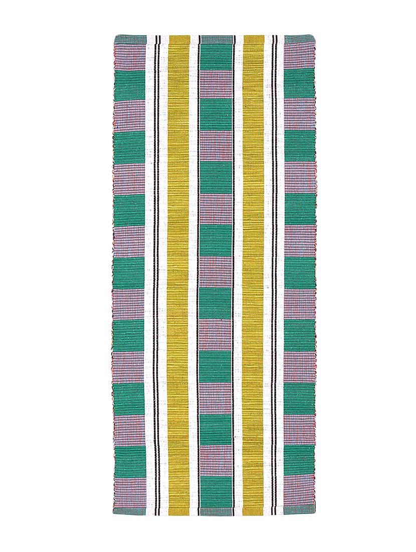 multicolor rectangular cotton multipurpose mat - 16687864 - Zoom Image - 4