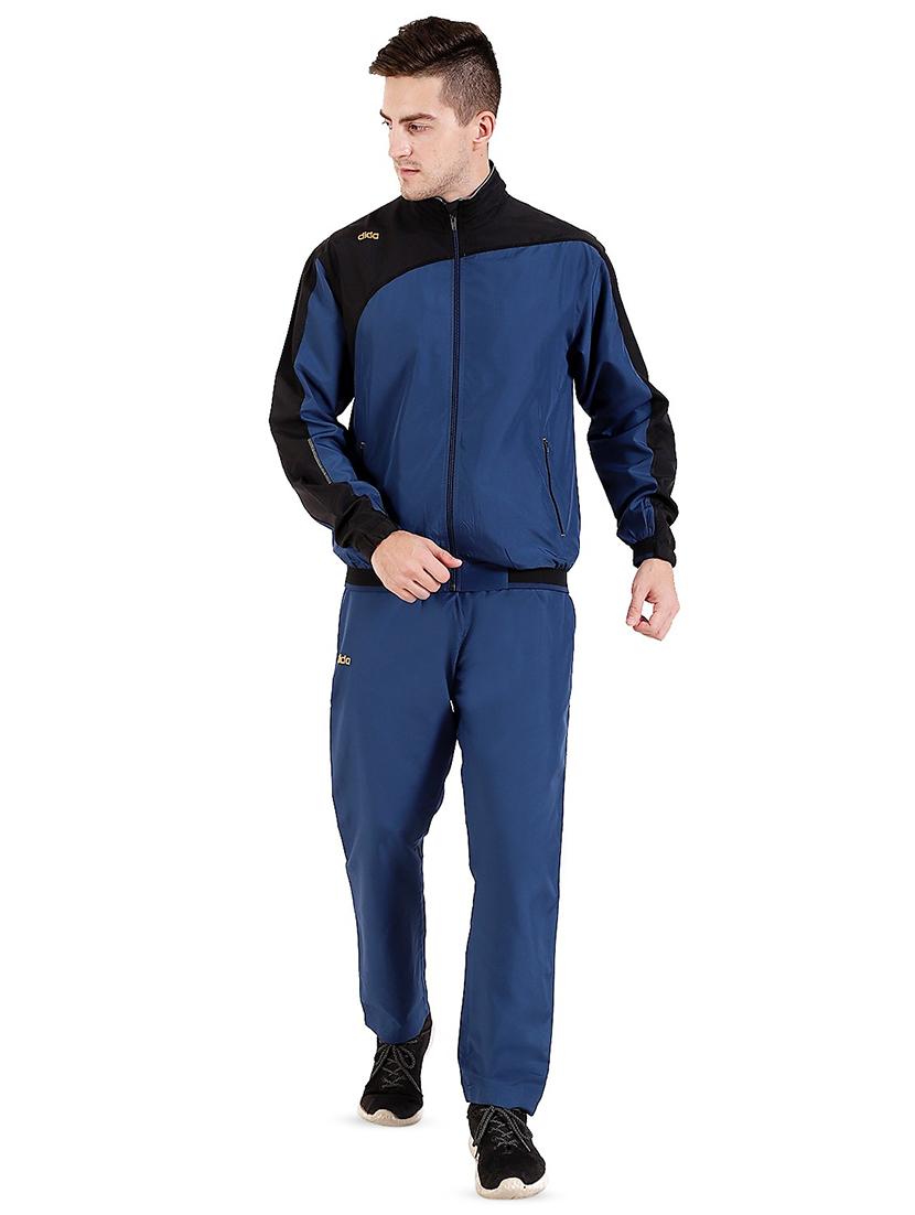 blue color block track suit - 16687946 - Zoom Image - 4