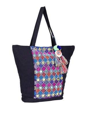 black canvas totes bag - 16688000 - Standard Image - 4