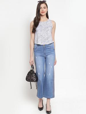 high rise side taped jeans - 16688004 - Standard Image - 4