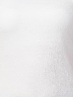 round neck short sleeved solid tee - 16688012 - Standard Image - 4