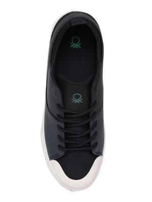 blue leather lace up sneakers - 16690075 - Standard Image - 4
