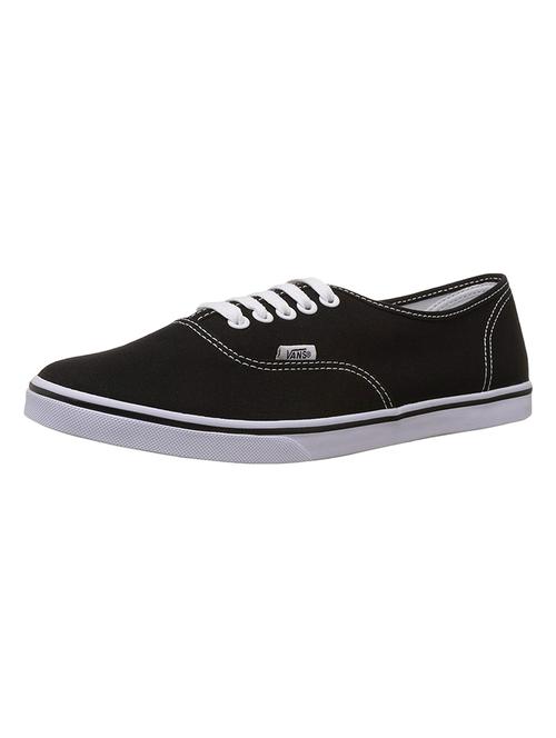 black canvas lace up sneakers - 16690089 - Standard Image - 1