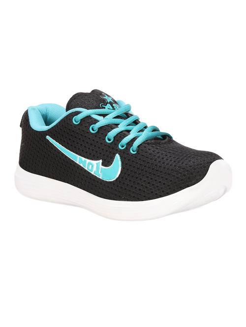 black lace-up sports shoes - 16690751 - Standard Image - 1