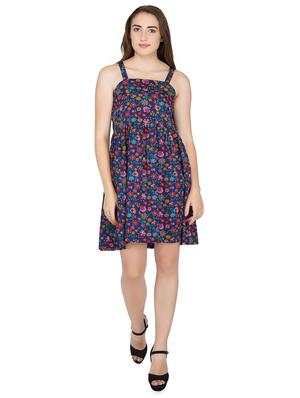 shoulder strap floral skater dress - 16690754 - Standard Image - 4