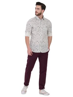 white floral printed casual shirt - 16690870 - Standard Image - 4