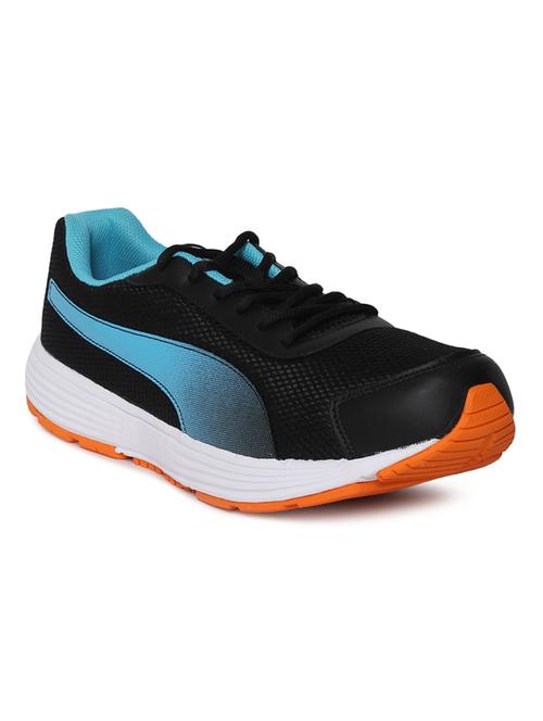 black mesh lace up sport shoes - 16691982 - Very Small Image - 1