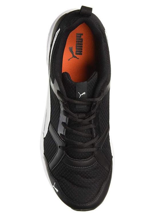black fabric lace up sport shoes - 16692042 - Zoom Image - 4