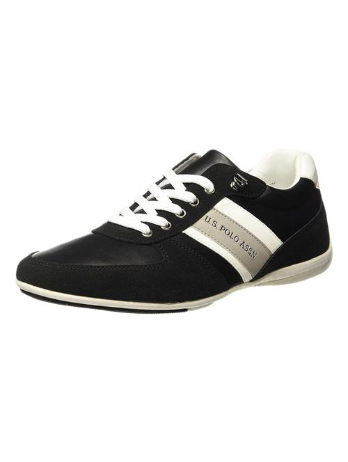 black leather lace up sneakers - 16692401 - Very Small Image - 1