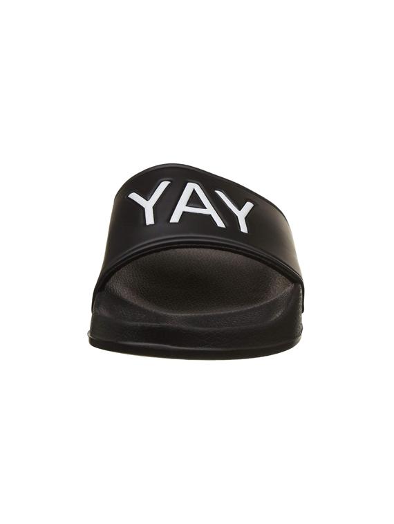 black slides flip flops - 16692995 - Zoom Image - 4