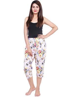 high rise floral capri - 16693061 - Standard Image - 4