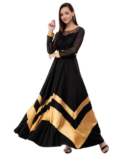 boat neck color block dress - 16693216 - Standard Image - 1