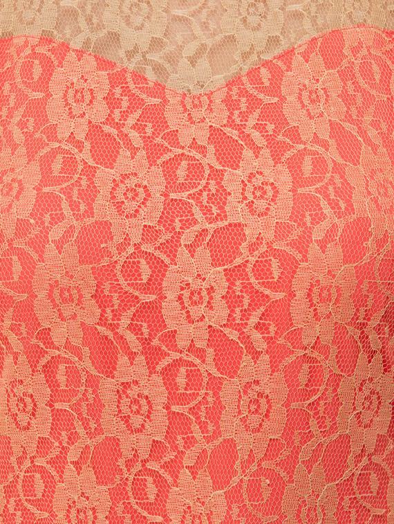 round neck gathered gown - 16693221 - Zoom Image - 4