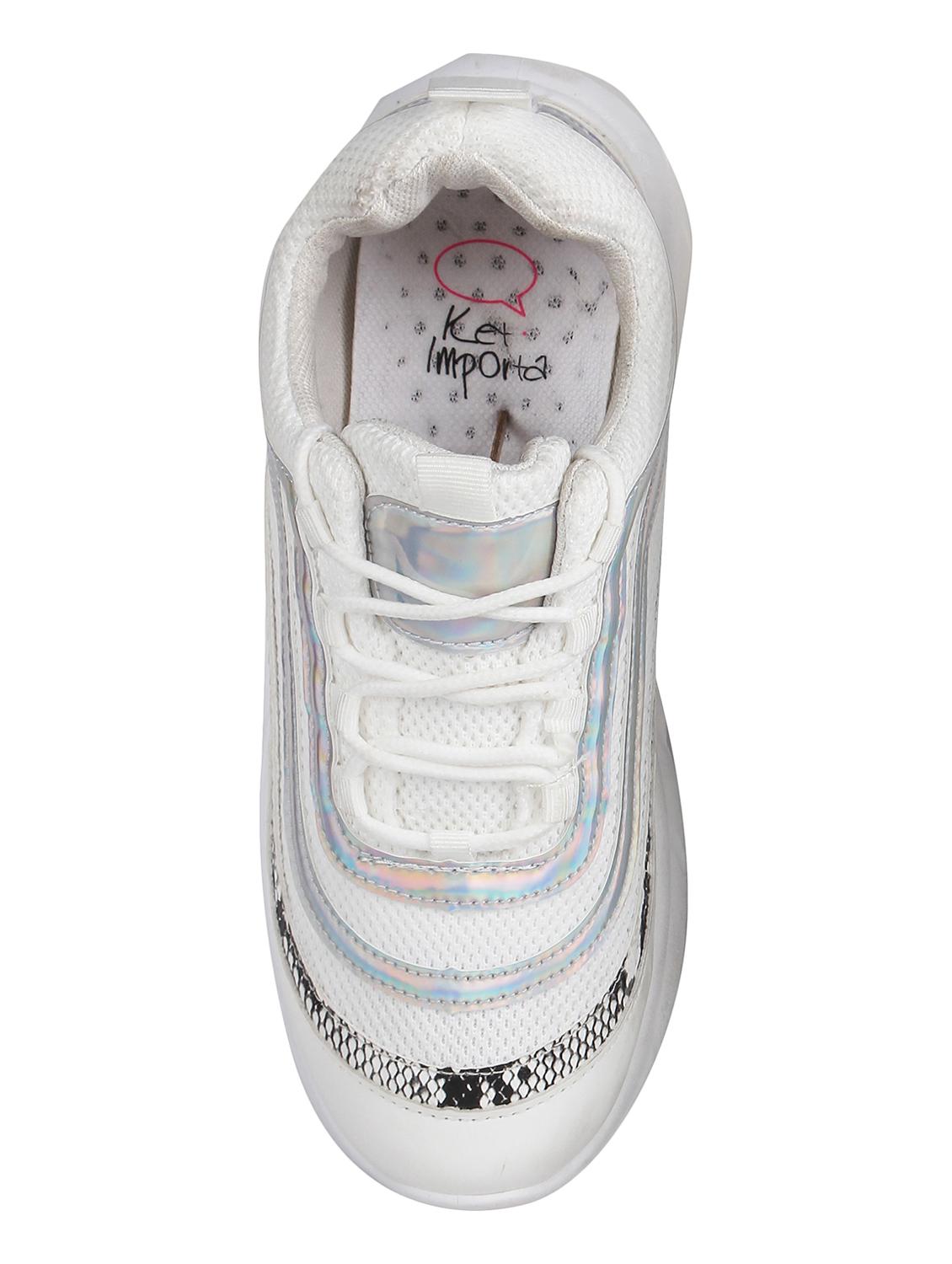 white lace-up casual shoes - 16693722 - Zoom Image - 4