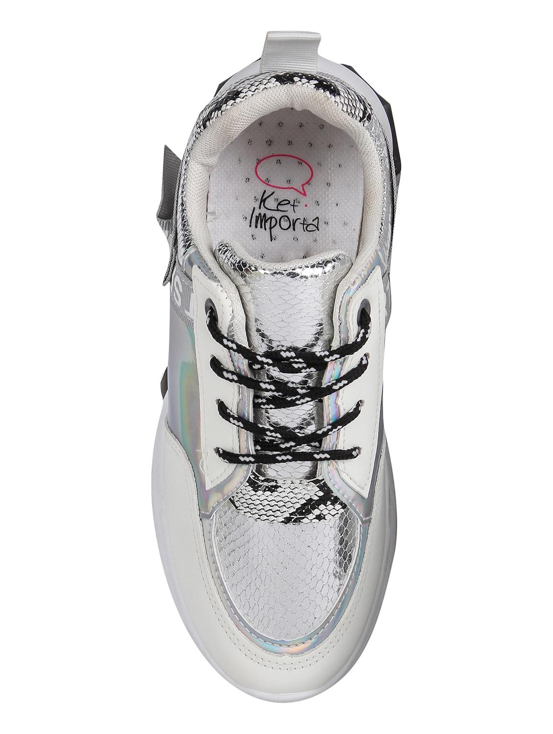 white lace-up casual shoes - 16693728 - Zoom Image - 4