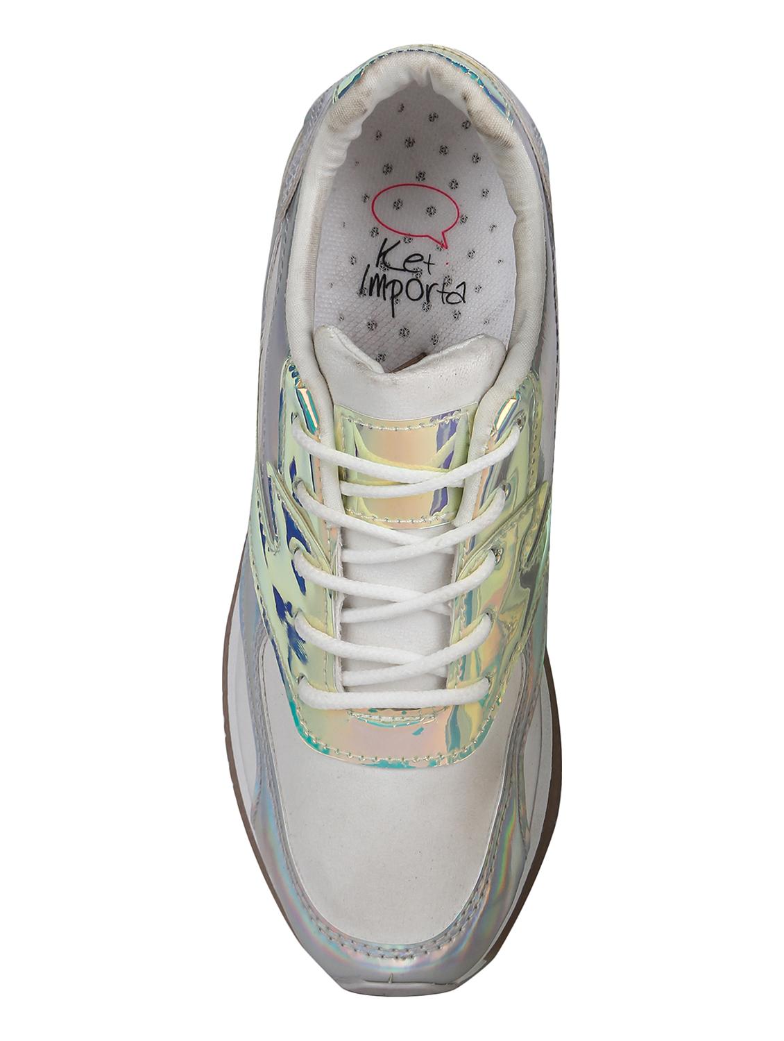grey lace-up casual shoes - 16693730 - Zoom Image - 4