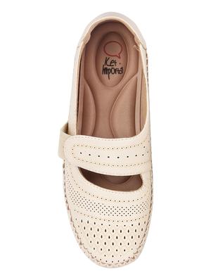 beige slip on casual shoes - 16693743 - Standard Image - 4