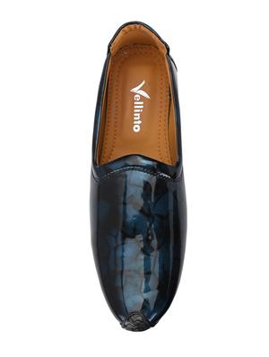 blue patent leather slipons - 16694106 - Standard Image - 4