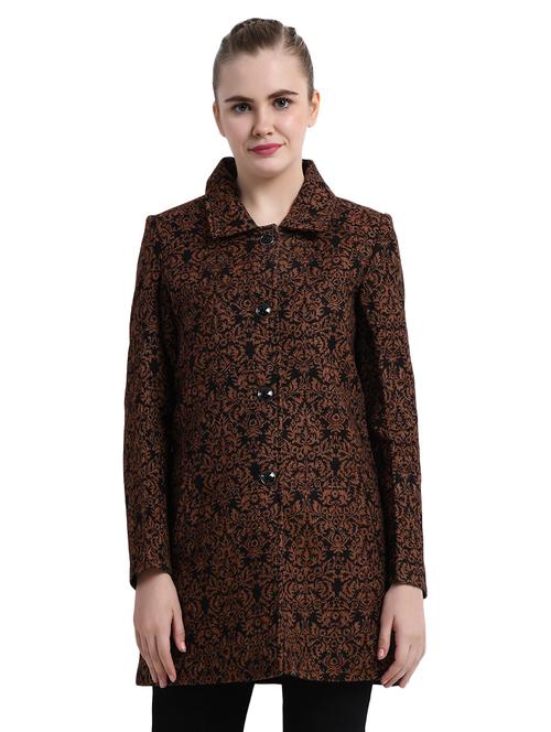long sleeved floral coat - 16694301 - Very Small Image - 1