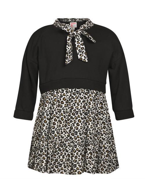 tie knot animal print frock - 16694435 - Standard Image - 1