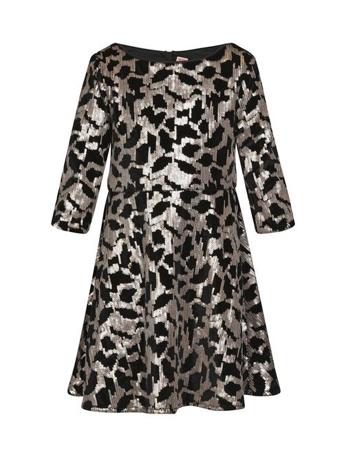 boat neck sequined frock - 16694436 - Standard Image - 1