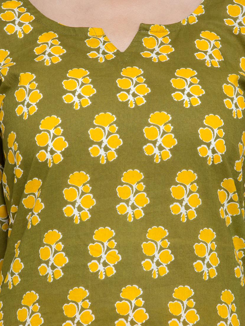 floral print kurta palazzo set - 16694878 - Zoom Image - 4