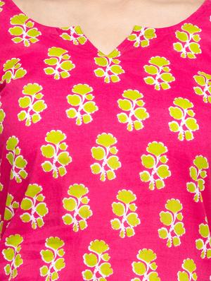 floral print kurta palazzo set - 16694879 - Standard Image - 4