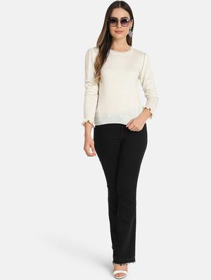 long sleeved solid top - 16694965 - Standard Image - 4
