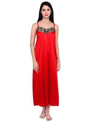 contrast floral lace nightwear set - 16695043 - Standard Image - 4