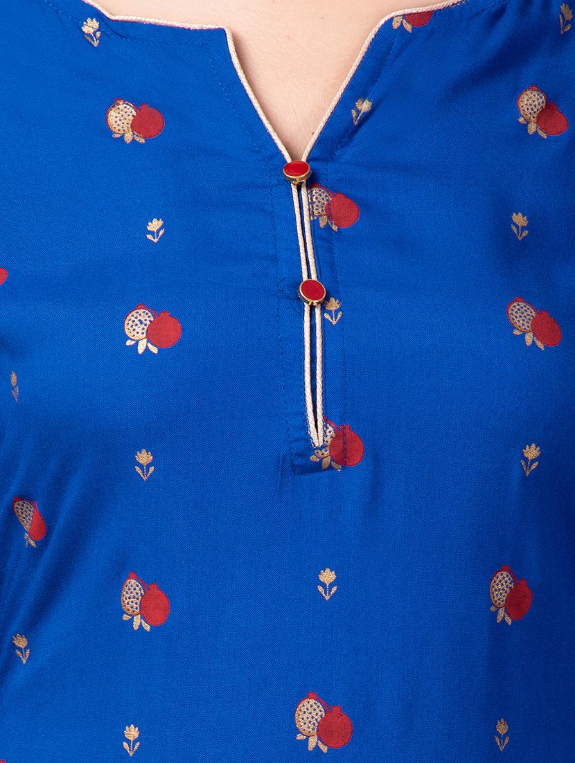 printed straight kurta - 16695479 - Zoom Image - 4