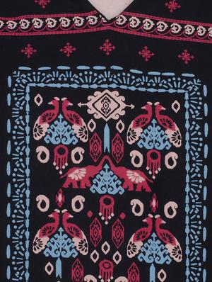 printed straight kurti - 16695736 - Standard Image - 4